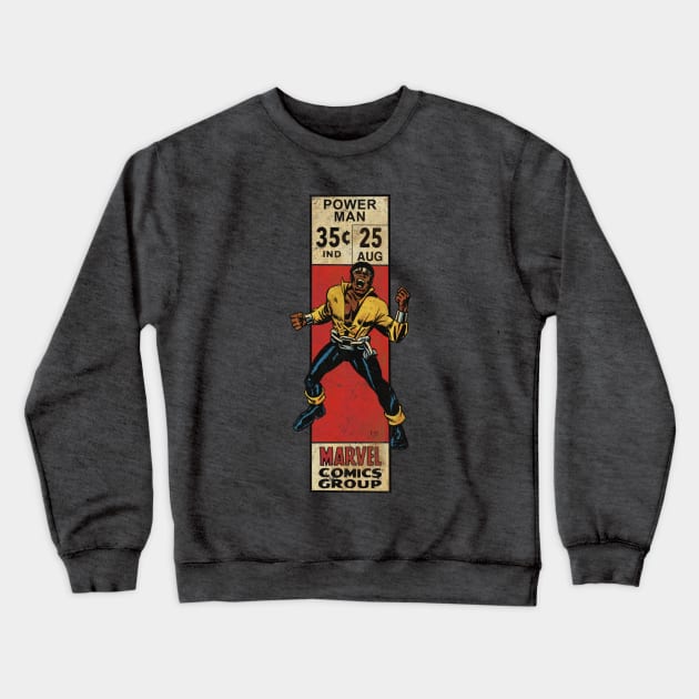 Power Man corner box Crewneck Sweatshirt by ThirteenthFloor